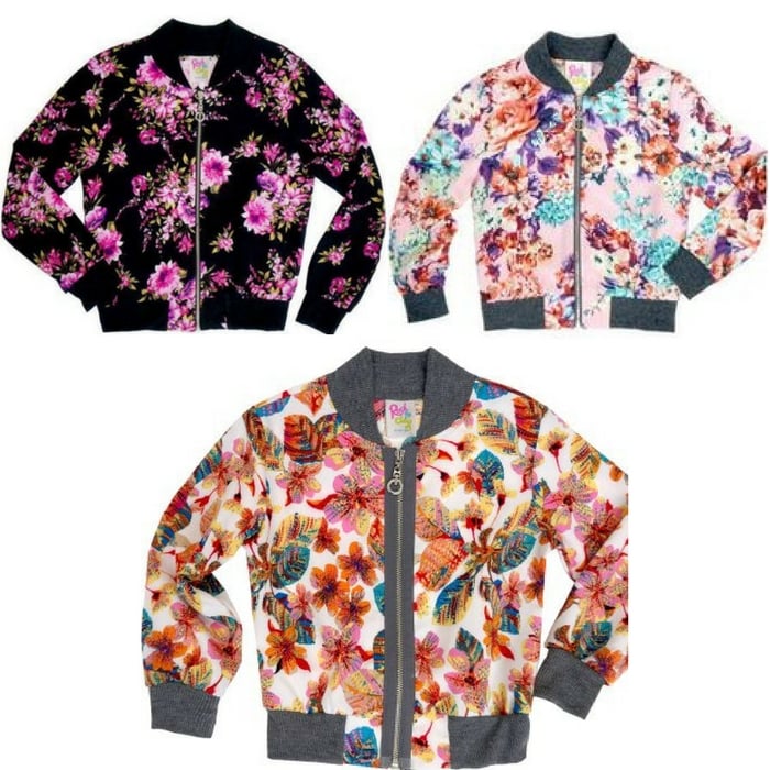 Girls Printed Bomber Jacket Just $5.50! Down From $23!