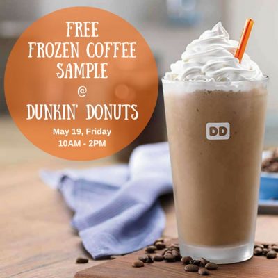 FREE Dunkin’ Donuts Frozen Dunkin’ Coffee!