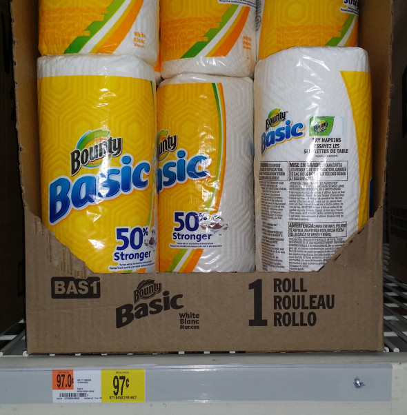 Bounty Paper Towels Just $.47 at Walmart!