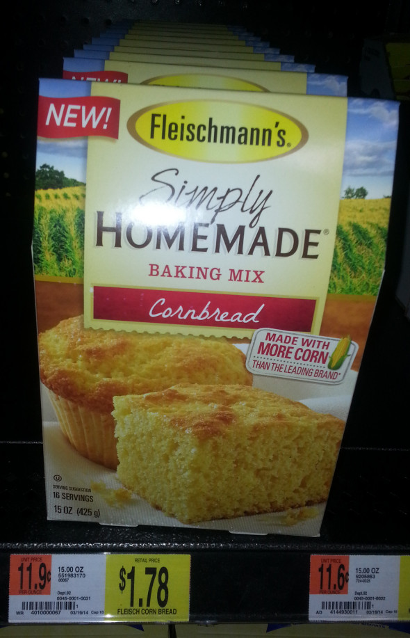 Fleischmann’s Simply Homemade Cornbread Just $.78 at Walmart!