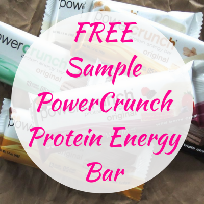 FREE Sample PowerCrunch Protein Energy Bar!