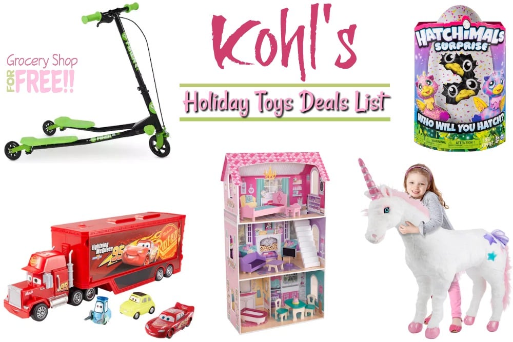 Kohl’s Holiday Toy Deals List Is Ready GSFF