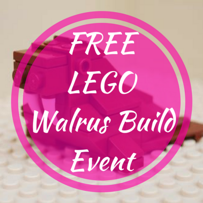 FREE LEGO Walrus Build Event!