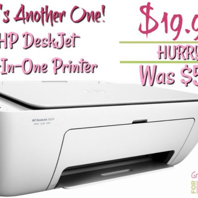 HP DeskJet 2624 Wireless All-In-One Instant Ink Ready Printer Just $19.99! Down From $50!