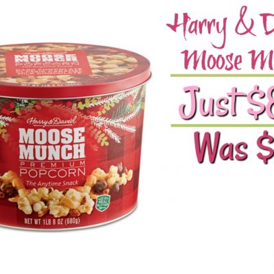 Harry & David’s Moose Munch Popcorn Tin With 3 Flavors Just $8.93  Was $34
