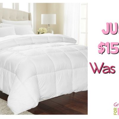 Equinox Microfiber Queen Comforter Just $15.97!  Down From $60!