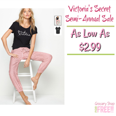 Victoria’s Secret Semi-Annual Sale As Low As Just $2.99!