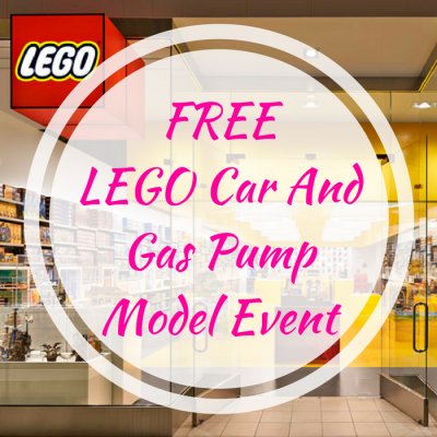 FREE LEGO Car And Gas Pump Model Event!