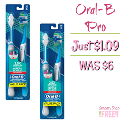 Oral-B Pro Health Sugar Defense 2pk Just $1.06! Was $6!