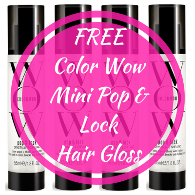 FREE Color Wow Mini Pop & Lock Hair Gloss!