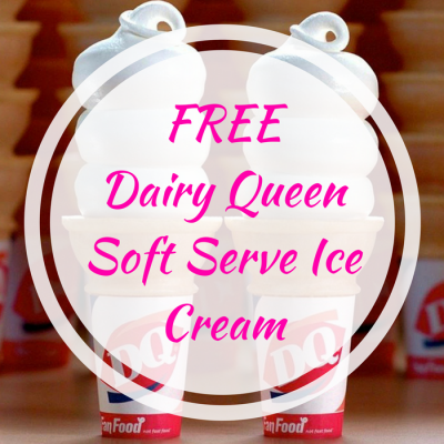 FREE Dairy Queen Soft Serve Ice Cream!