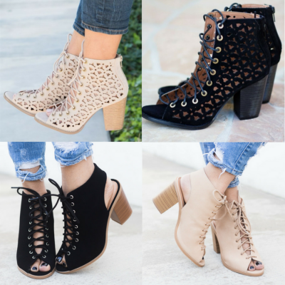 Lace Up Fashion Heels Just $24.99! Down From $70! PLUS FREE Shipping!