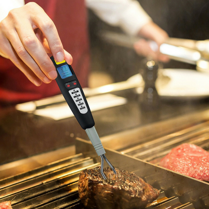 Digital Meat Thermometer Fork