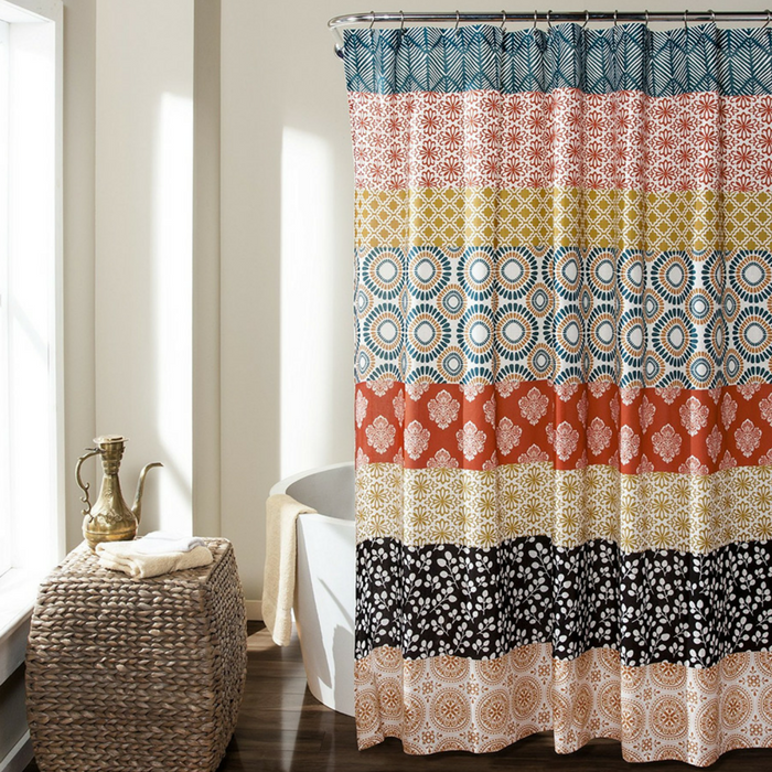 Bohemian Stripe Shower Curtain