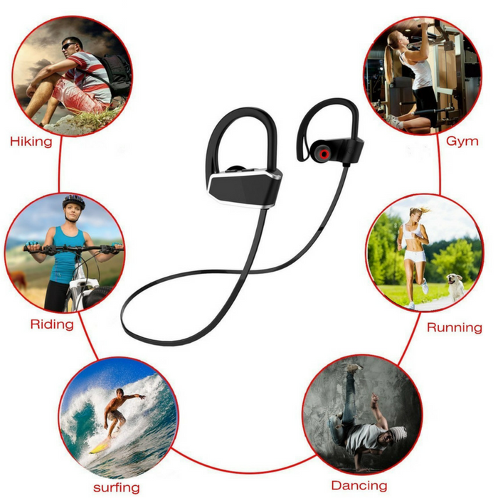 Waterproof Sports Bluetooth Headphones