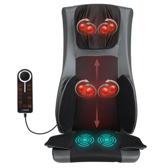 Professional Massager At Home? The Naipo Neck And Back Massage Cushion Chair Is All You Need!