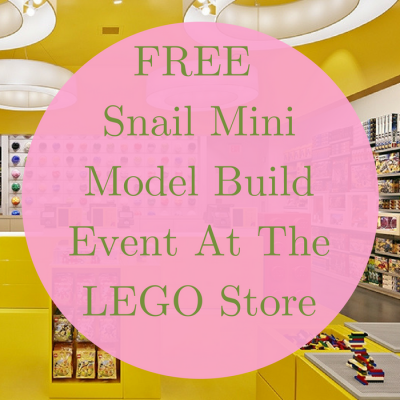 FREE Snail Mini Model Build Event At The LEGO Store!