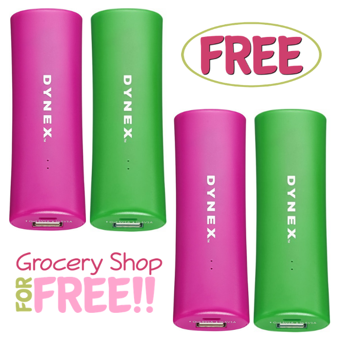 FREE Dynex Portable Charger!