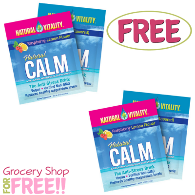 FREE Natural Vitality Calm Supplement Sample!