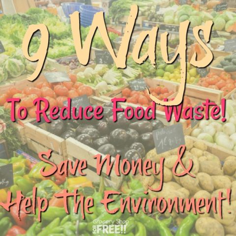 9 Ways To Reduce Food Waste! Save Money And Help The Environment!
