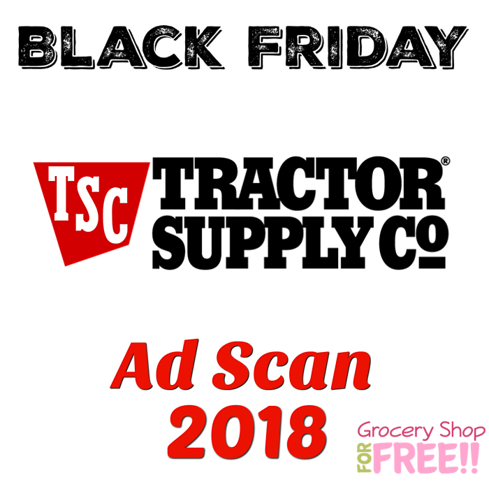 Tractor Supply Black Friday 2018 Ad Scan!