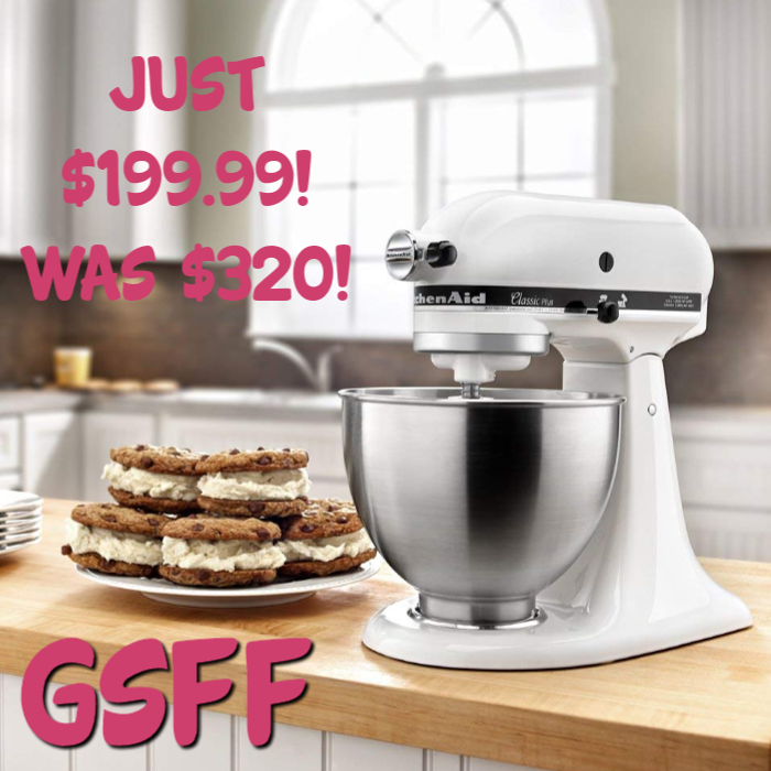KitchenAid 4.5-Quart Stand Mixer Just $200! Down From $320! PLUS FREE Shipping!