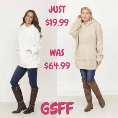 Faux Fur Hooded Tunic Just $19.99! Down From $65! Shipped!