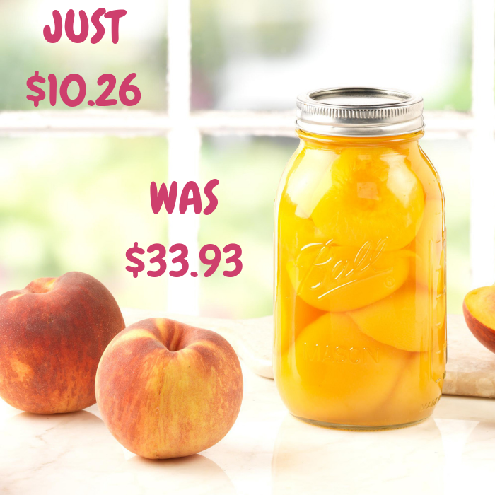 32-Ounce Mason Jars 12-Count Just $10.26! Down From $34!