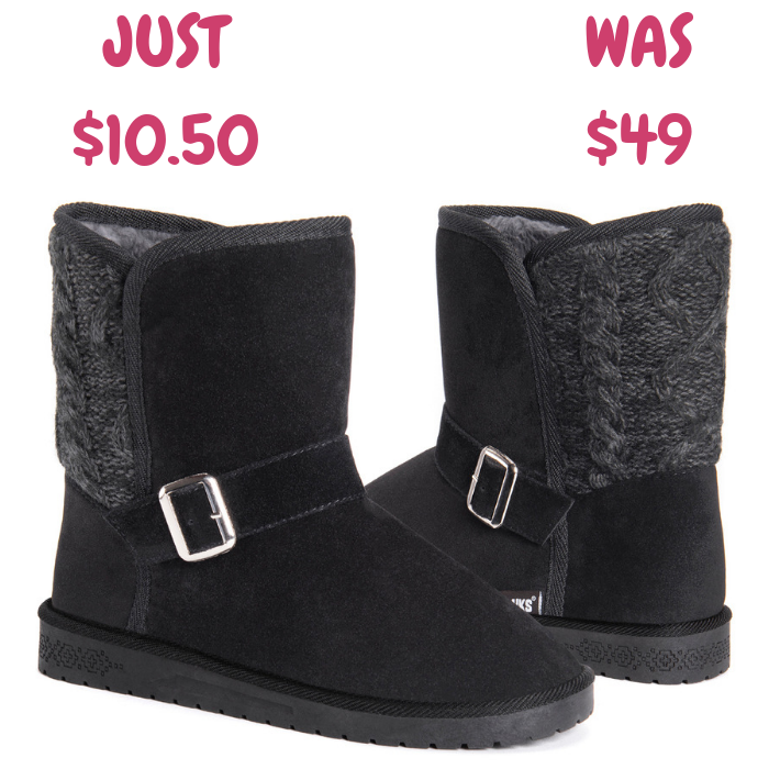 MUK LUKS Jada Boots Just $10.50! Down From $49! MUK LUKS Jada Boots