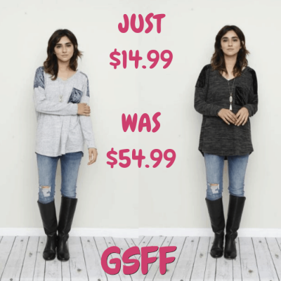 Color Block Tunic Just $14.99! Down From $55! Shipped!