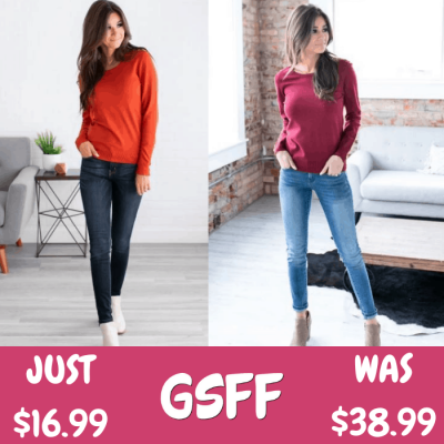 Crew Neck Sweater Just $16.99! Down From $39! Shipped!