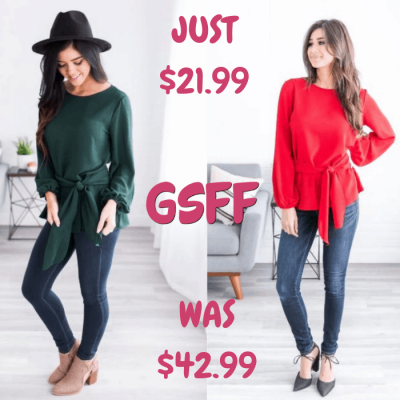 Stella Tie Tunic Just $21.99! Down From $43! Shipped!