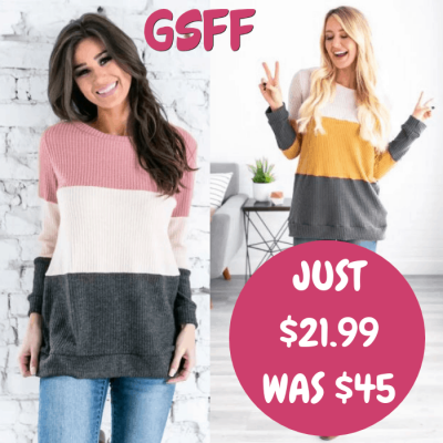 Reign Thermal Sweater Just $21.99! Down From $45! Shipped!