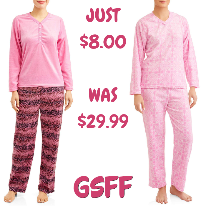 Women’s 2-Piece Pajama Set Just $8! Down From $30!