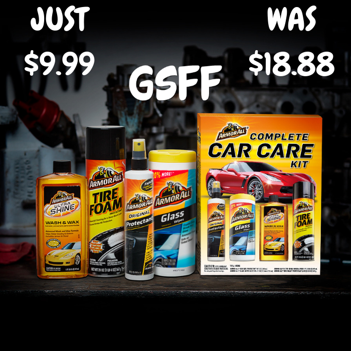 Armor All Car Care Kit Just $9.99! Down From $19! Armor All Car Care Kit