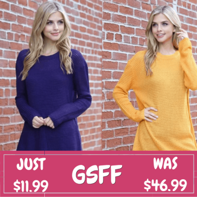 Waffle Tunic Just $11.99! Down From $47! Shipped!