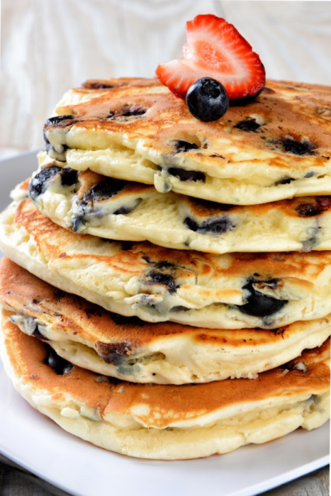 French Blueberry Pancakes Recipe