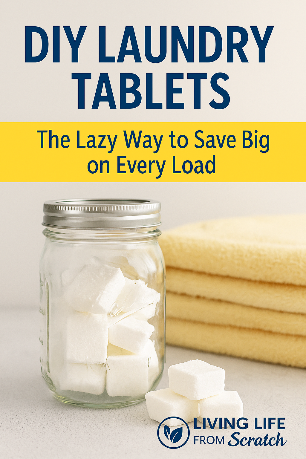 Save money the easy way with DIY laundry tablets! 🧼✨ These simple homemade laundry pods take just minutes to make and can slash your laundry costs without sacrificing clean clothes. See how effortless it can be to create your own — and why it’s a total game-changer for busy households. #LaundryHacks #DIYCleaning #FrugalLiving #HomemadeLaundry