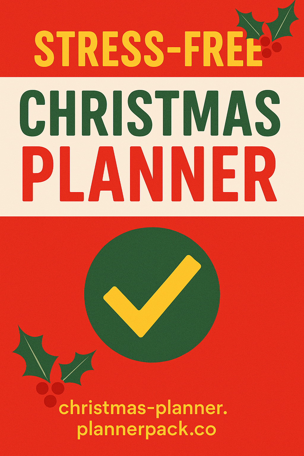 Stress Free Christmas Planner