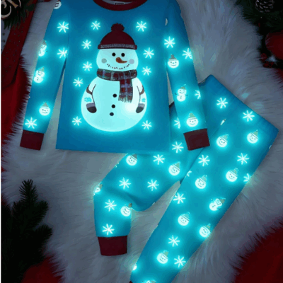 Glow In The Dark Boys Holiday PJ’s Just $7.25 – Normally $17.49!