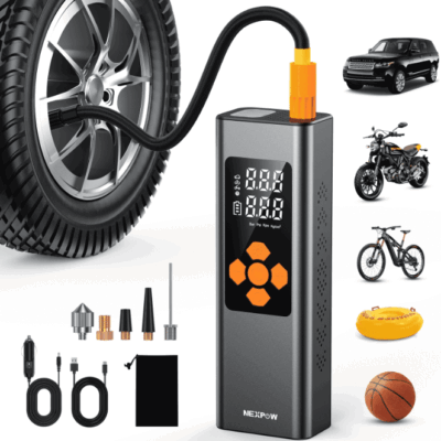 NEXPOW Tire Inflator Portable Air Compressor – Just $21.64 (Reg. $99.99)!