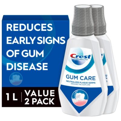 Crest Pro-Health Gum Care Mouthwash (2-Pack, 33.8 oz each) Just $8.53 – Down From $17!