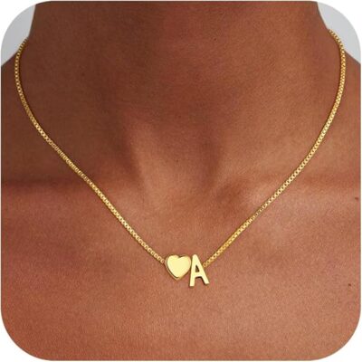 Heart Initial Necklaces Only $3.99 (Reg. $9.99)! 💖