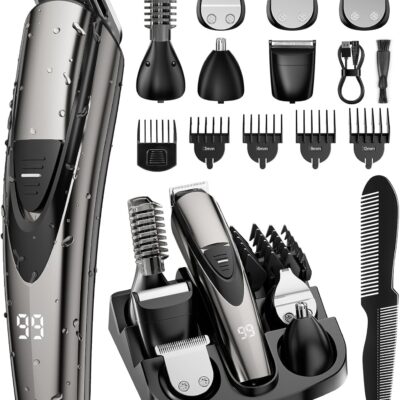 12-in-1 Cordless Beard Trimmer & Grooming Kit – $18.35 (Reg. $56.99)