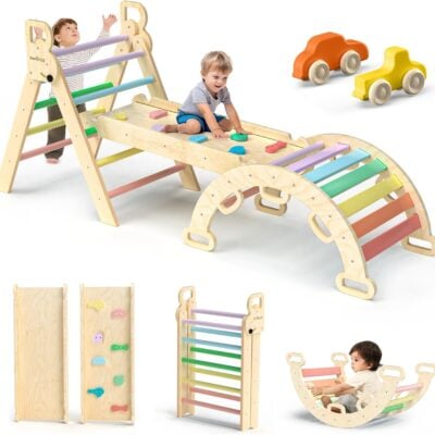 7βinβ1 Foldable Pikler Triangle Climbing Set β Down to $69.99 (Reg. $260)