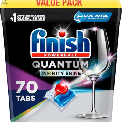 Finish Quantum Infinity Shine Dishwasher Pods 70-Count – Just $12.95 (Reg. $20.99)