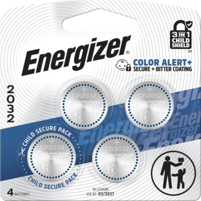 Energizer 2032 Batteries (4 Pack) – Now $5.69 (Reg. $12.98)