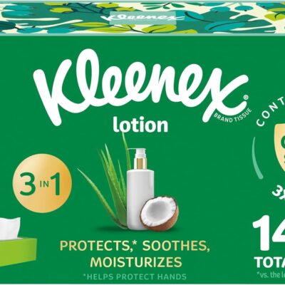 Kleenex Lotion Facial Tissues Only $13.32 (Regular $20.49)! Just $1.67 Each!