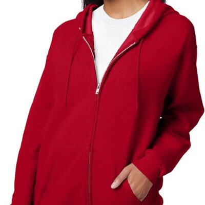 Hanes Ecosmart Fleece Full-Zip Hoodie – Now $9.99 (Reg. $27.00)
