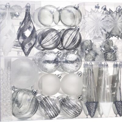 Silver Christmas Tree Ornaments (100 ct.) – Only $13.99 (Reg. $19.99)